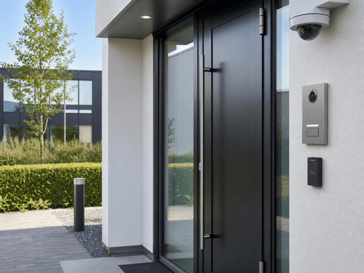 Camerabewaking, intercom en toegangscontrole bij een nieuwbouwwoning in Houten